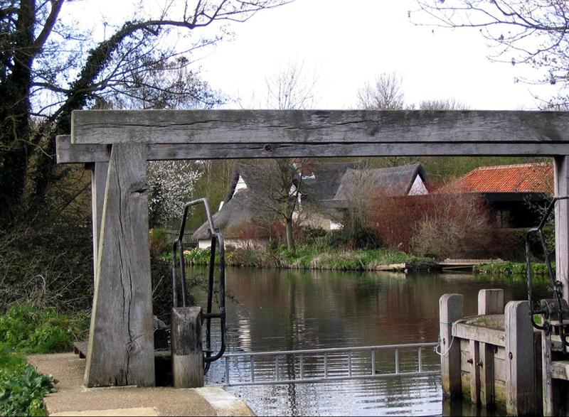 One of Suffolk's locks for canal boats to pass through