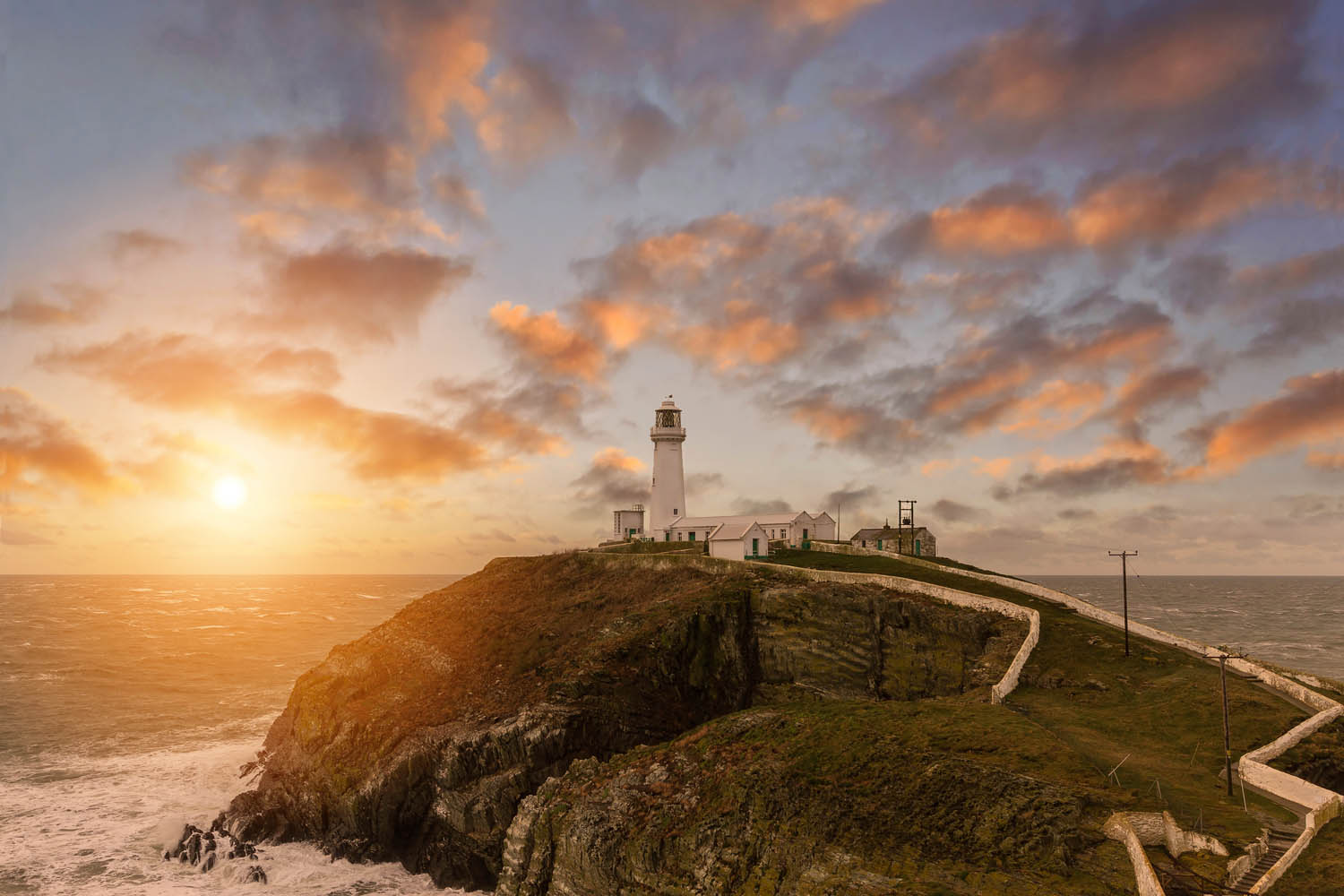 View of South Stack Lighthouse