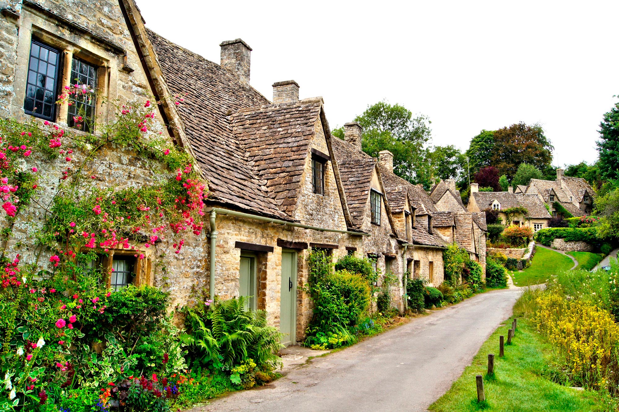 Quaint Cotswold houses