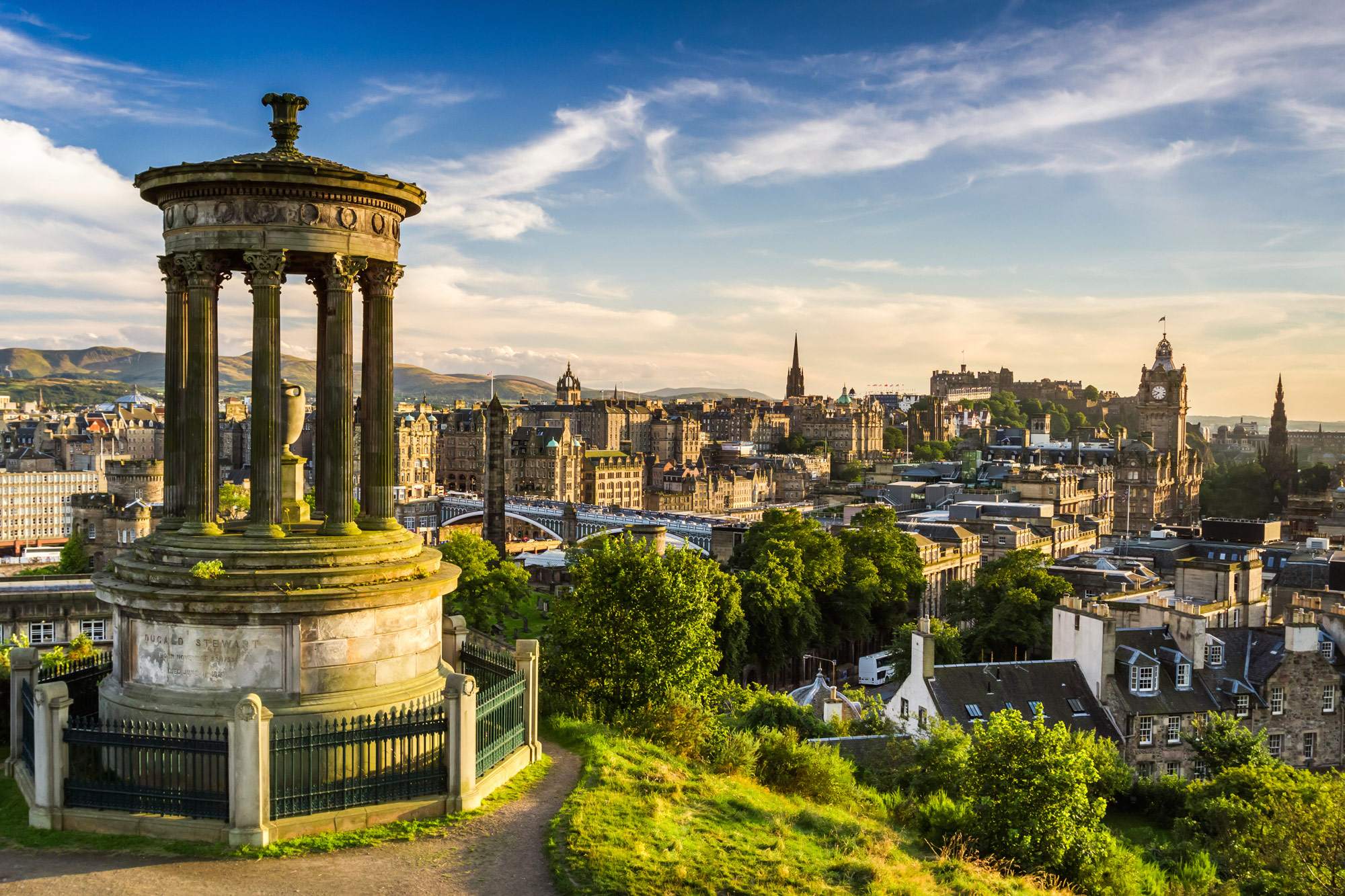 View of one of Scotland's cities