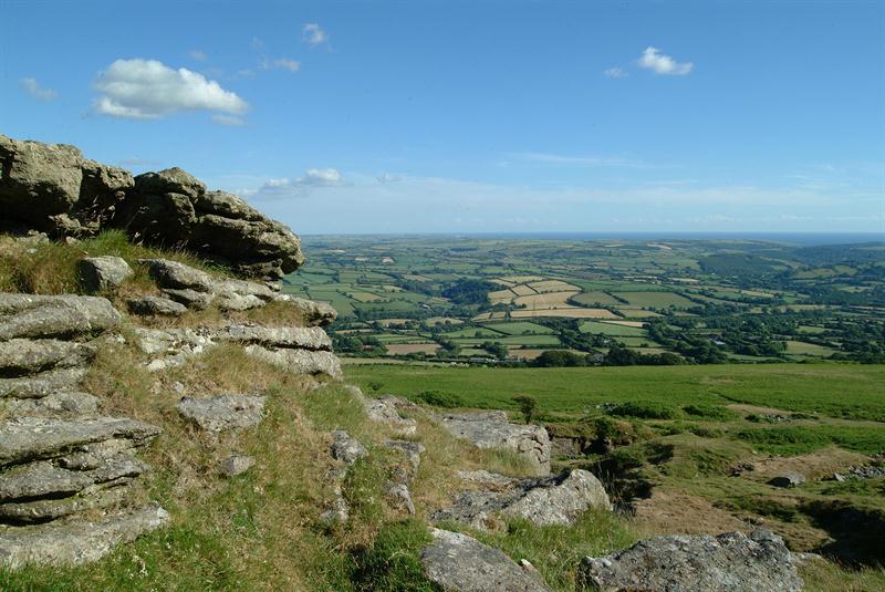 Views over Devon's countryside