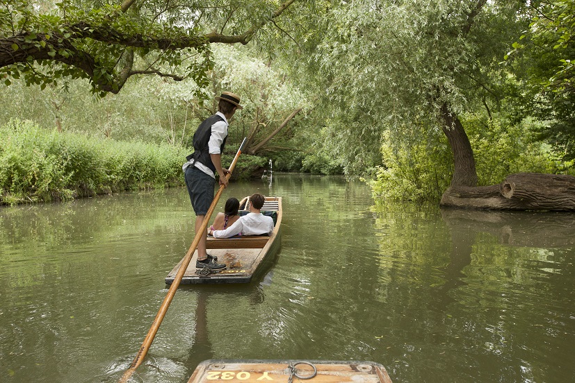 Canoeing down the river