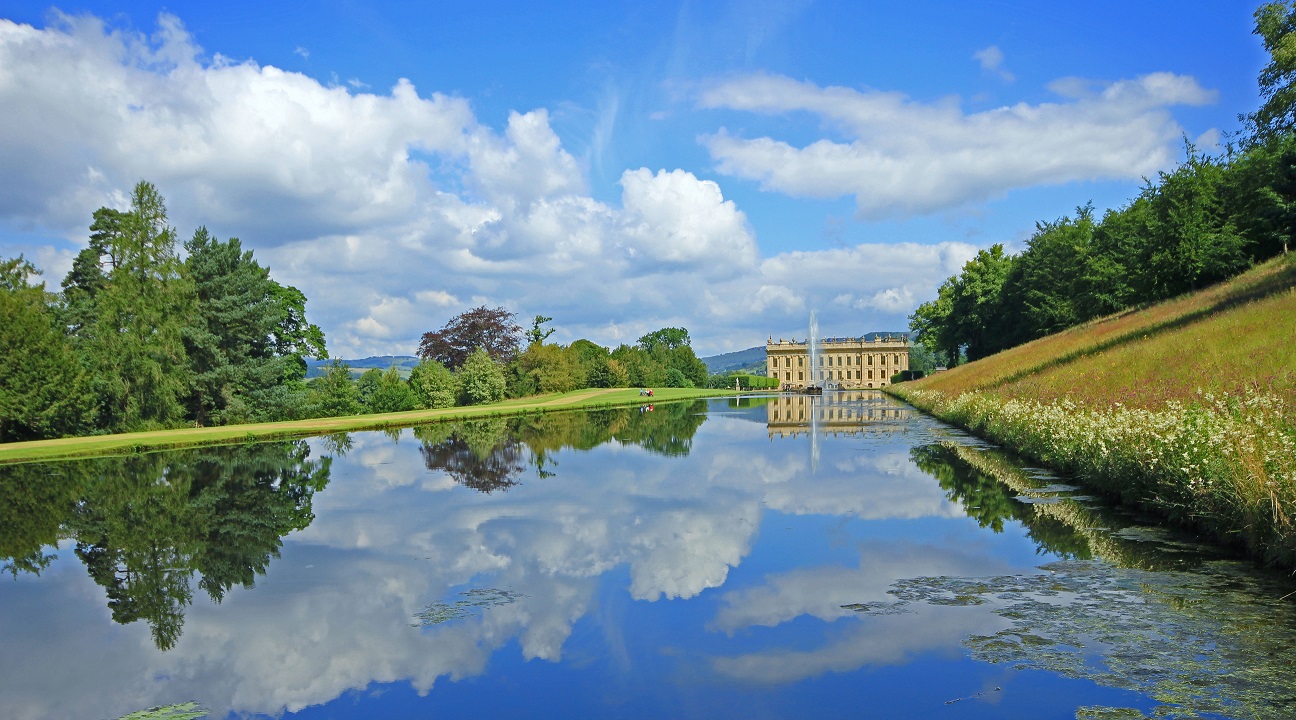 Chatsworth House, Derbyshire, one of the UK's most-visited stately homes