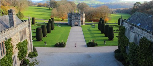 View of Lanhydrock and grounds