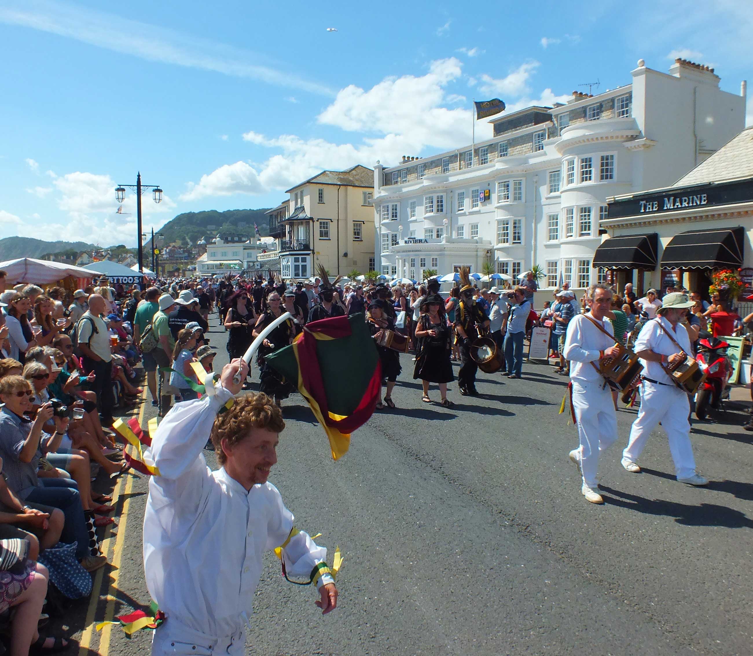 A parade along the seafront