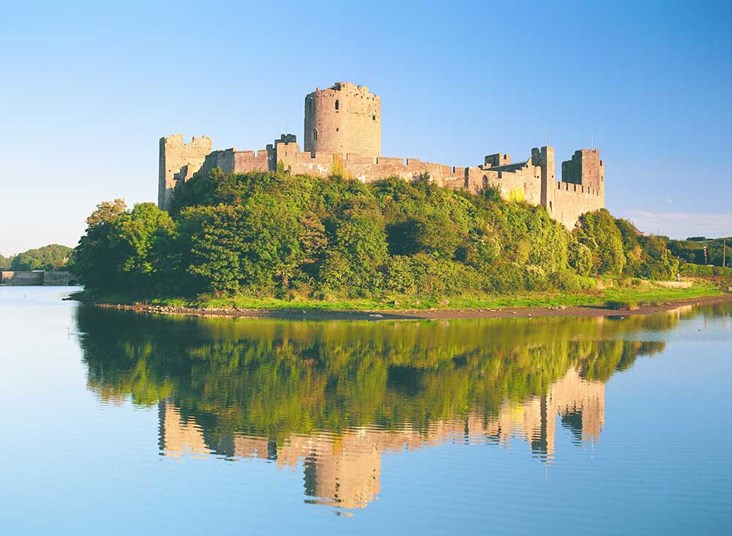 Pembroke Castle from the water