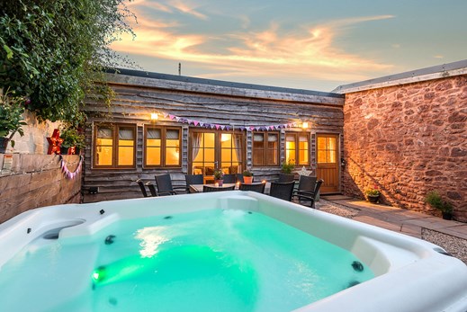 Lavendar Barn Hot Tub