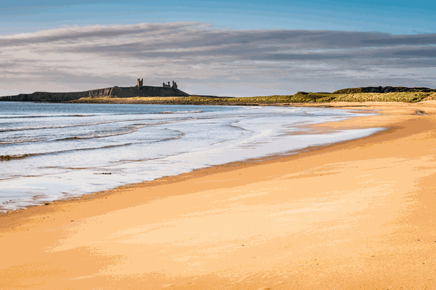 Embleton Bay in Northumberland