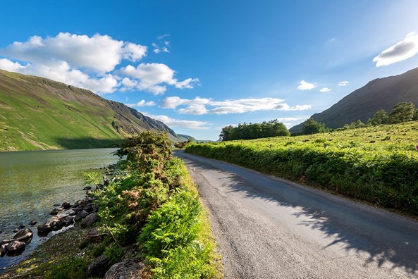 Scenic drive in the Lake District