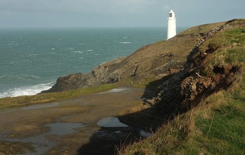 Lighthouse at Trevose Head in Cornwall