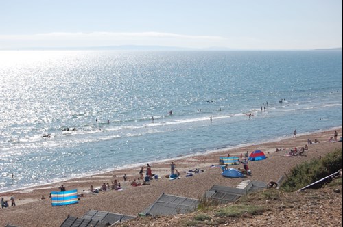 Milford on Sea beach, Lymington