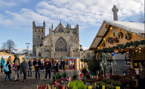 Exeter Cathedral Christmas Market