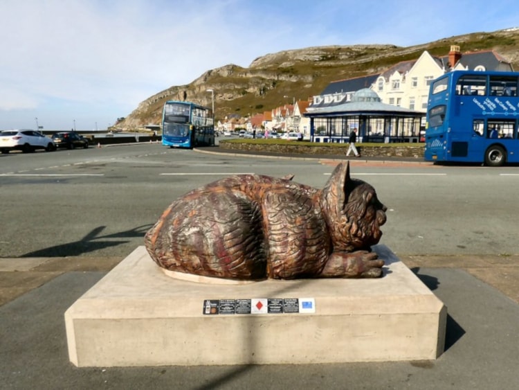 Alice in Wonderland trail in Llandudno