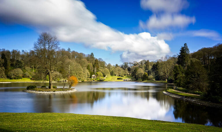 Stourhead Gardens in Wiltshire