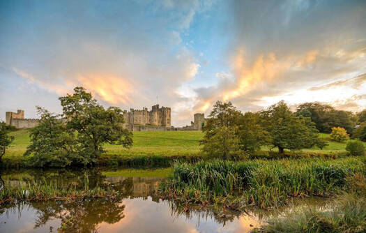 Alnwick Castle in Northumberland