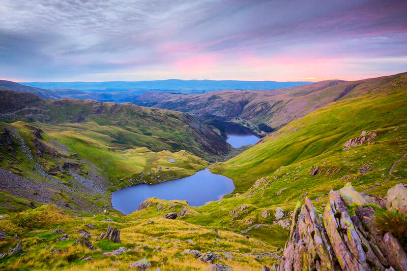 Views of the Lake District mountains