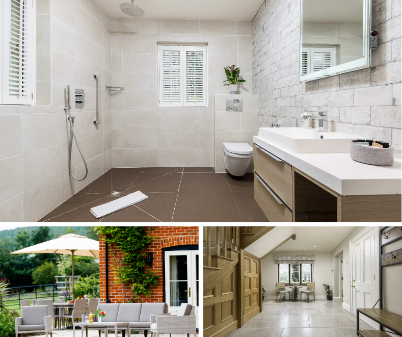 Holiday cottage with easy access and wet room