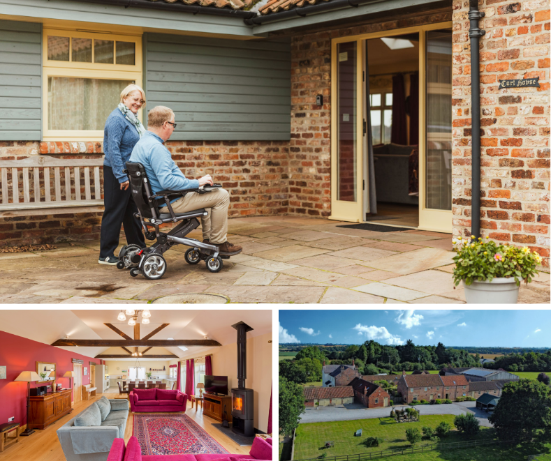Easy accessible holiday cottage and lots of space