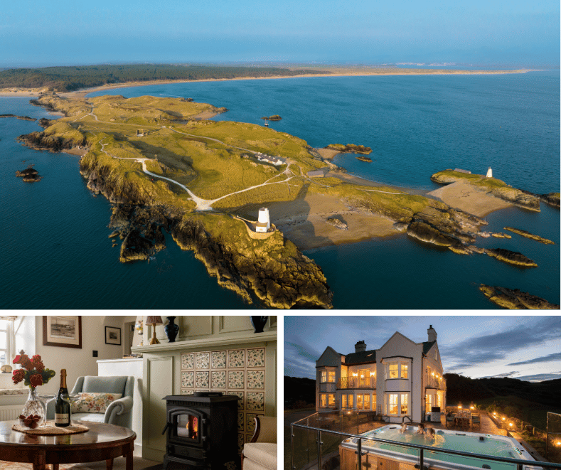 Anglesey and nearby luxury cottages