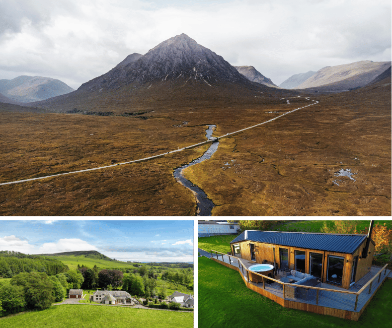Scotland set for James Bond and nearby luxury cottages