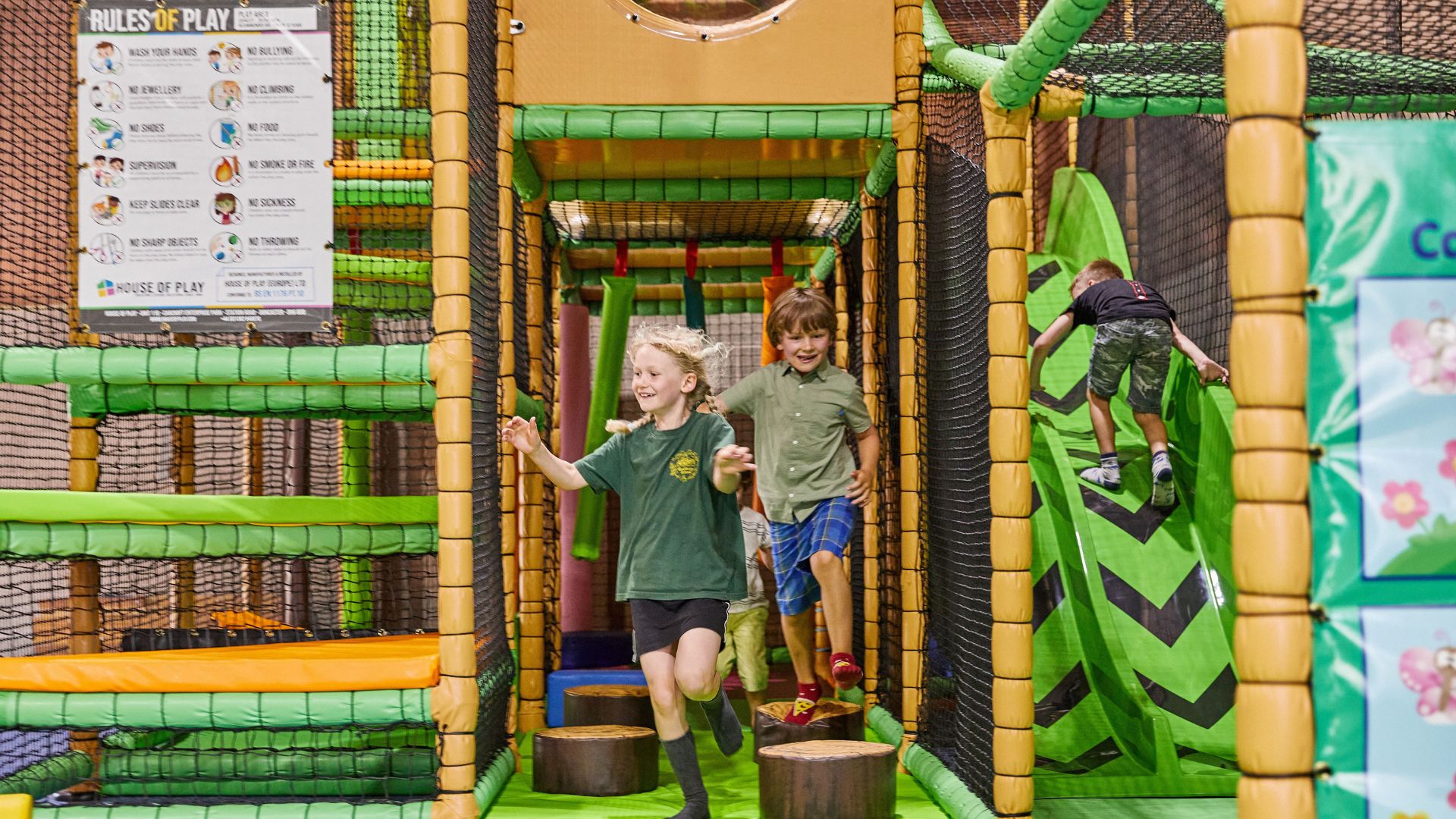 Soft play barn at Eaton Manor