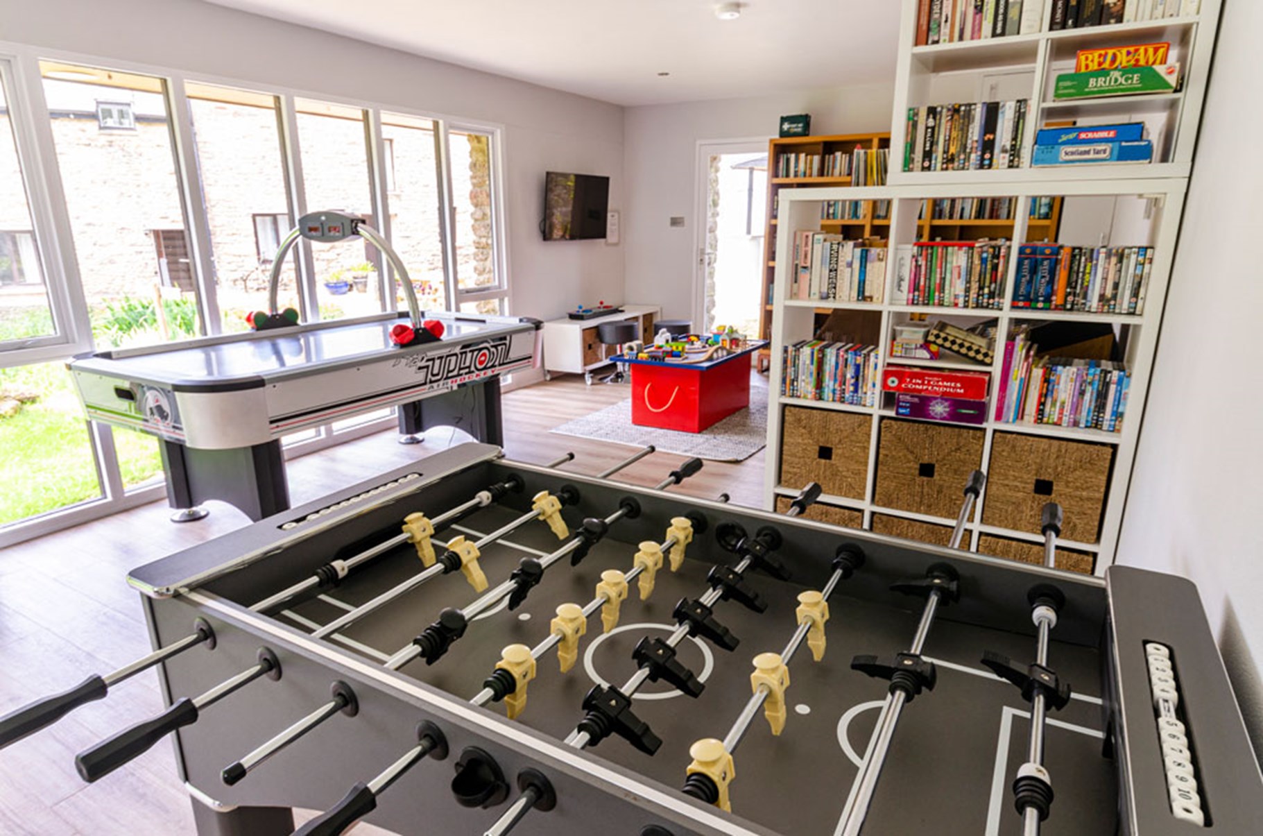 Games Room at Lower Elsford Farm