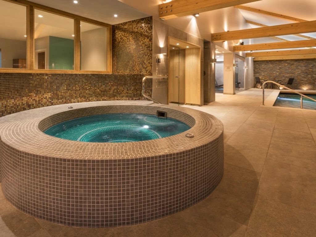 Luxury spa facilities at cottage
